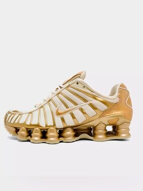Nike Women’s Athletic Shoes - Cream & Gold